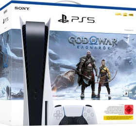 Sony PlayStation 5 - 825GB God of War: Ragnarök Bundle weiß