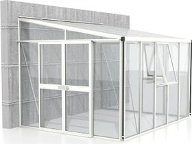 Vitavia Helena 8600 ESG 4mm Gewächshaus weiß