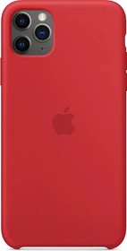 Apple Silikon Case für iPhone 11 Pro Max rot