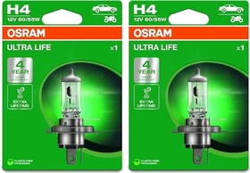 Osram Ultra Life H4 60W, 1er-Pack Faltschachtel