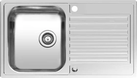 Reginox Centurio 10 flächenbündig Becken reversibel edelstahl (2x Lochbohrung + Drehexzenter)