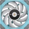 Thermaltake ToughFan 12 High Static Pressure Radiator Fan türkis, 120mm Vorschaubild