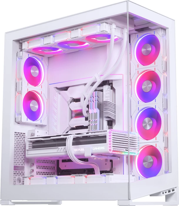 Phanteks NV7 White, weiß, Glasfenster