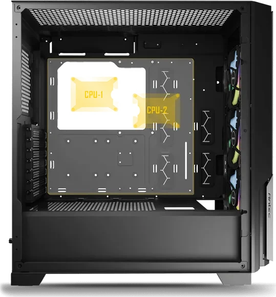 Antec P20C ARGB, schwarz, Glasfenster