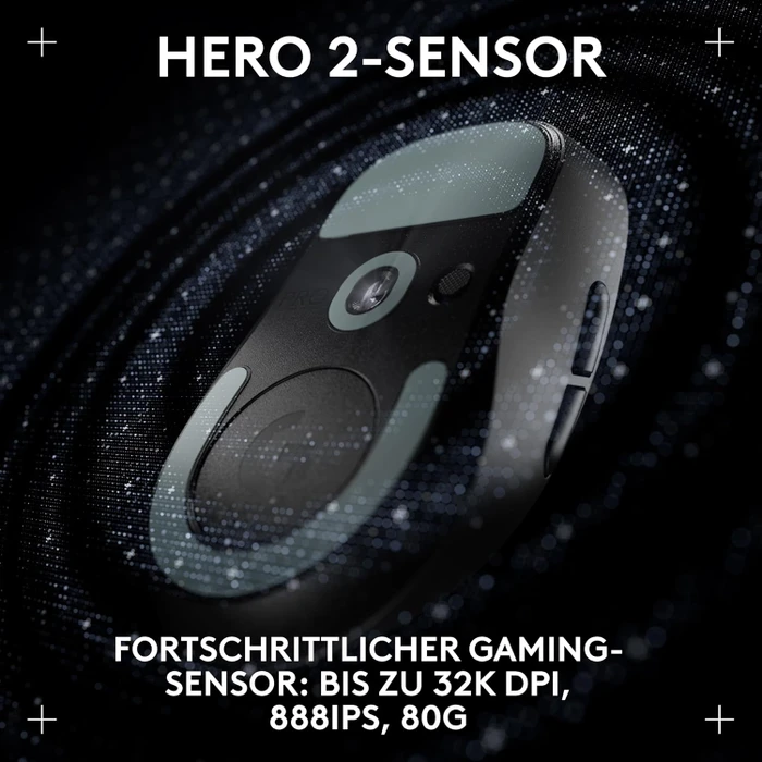 Logitech G Pro X Superlight 2 DEX Lightspeed schwarz, USB