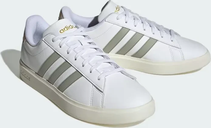adidas Grand Court 2.0 cloud white/silver pebble/wonder beige