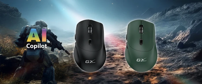 Genius GX Gaming Scorpion M8100 Dual-Mode Wireless Gaming Mouse, grün, USB/Bluetooth