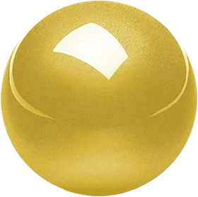 Perixx PERIPRO-303GGO 34mm für Perimice und Logitech M570, Ersatz-Trackball, gold