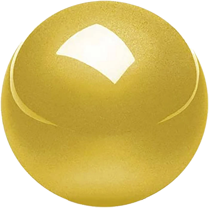 Perixx PERIPRO-303GGO 34mm für Perimice und Logitech M570, Ersatz-Trackball, gold