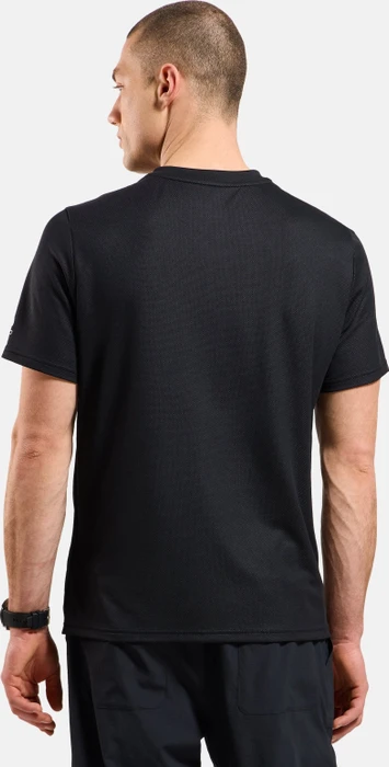 Odlo F-Dry Bergkamm-Print T-Shirt kurzarm black/afterparty (Herren)
