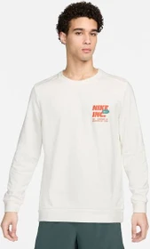 Nike Dri-FIT-Fleece-Fitness-Longsleeve Sweatshirt sail/cosmic clay (Herren)