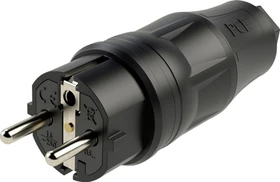 PC-Electric TopTaurus2 Schutzkontaktstecker 2SL IP54 schwarz