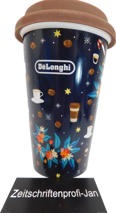 DeLonghi DLSC075 Doppelwandiger Keramik Isolierbecher 300ml