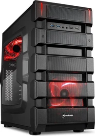 Sharkoon BD28 rot, Acrylfenster