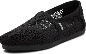 TOMS Alpargata black moroccan crochet (Damen)
