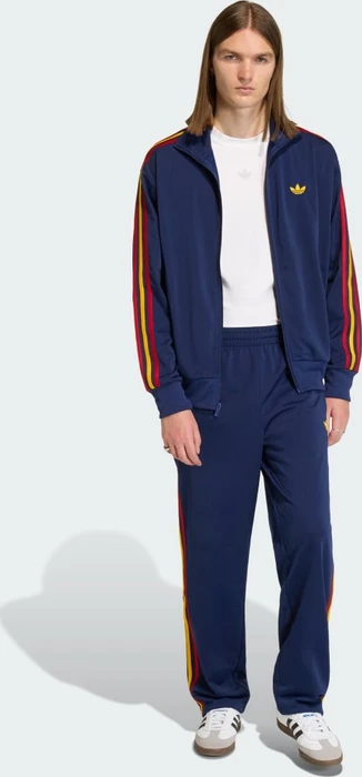 adidas Firebird Trainingshose lang dark blue/crew yellow/team power red 2 (Herren)