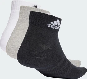 adidas Thin and Light Ankle Socken medium grey heather/white/black, 3 Paare