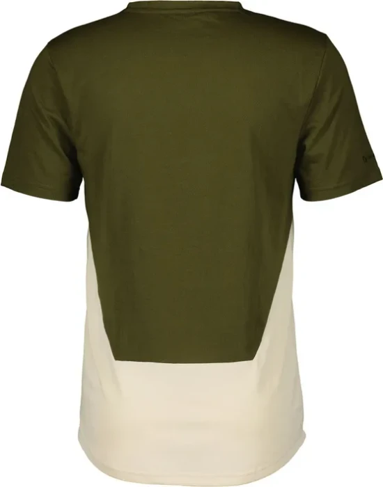 Scott Trail Flow DRI Trikot kurzarm fir green/dust white (Herren)