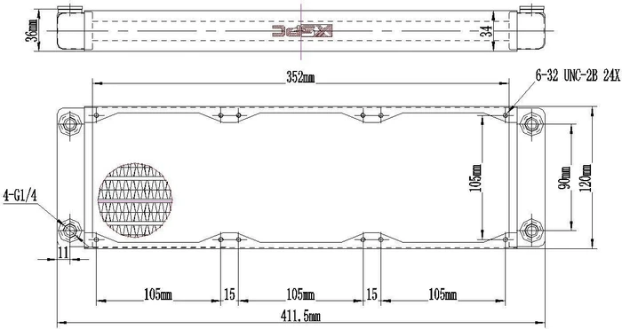 XSPC EX360 Crossflow V2