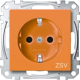 Merten System M SCHUKO-Steckdose, orange