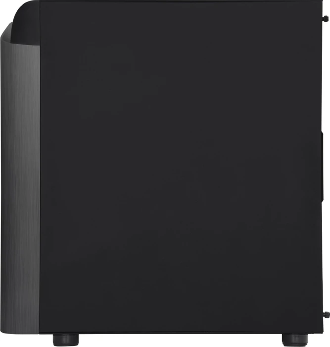 SilverStone Seta A1 Titanium, schwarz, Glasfenster