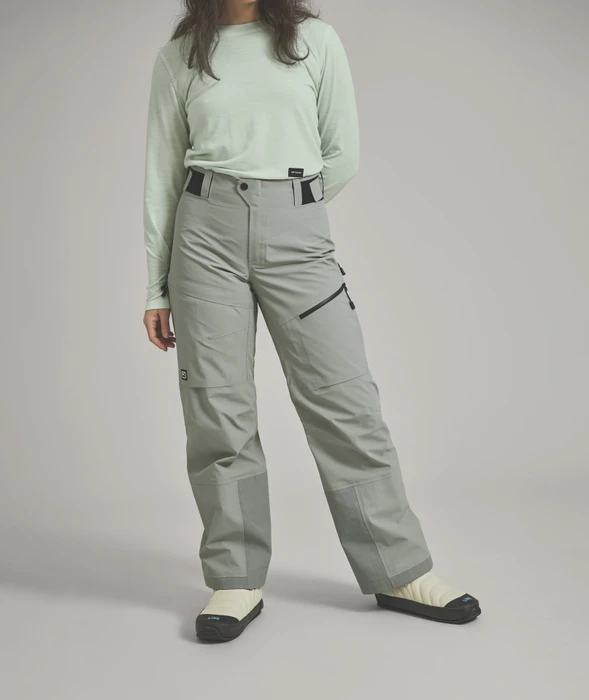 Ortovox Ravine Free 3L Skihose lang green sage (Damen)