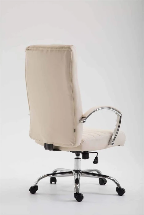 CLP Valais XL Kunstleder Bürostuhl, creme