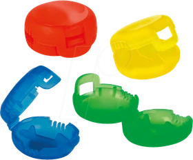DeLOCK Kabelmarker Clip Set, 4 Stück
