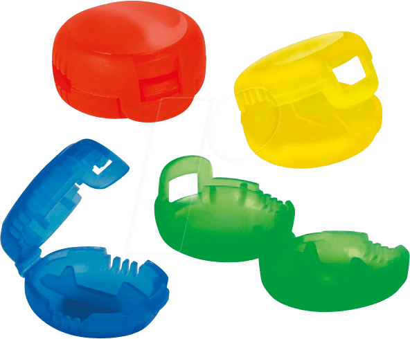 DeLOCK Kabelmarker Clip Set, 4 Stück