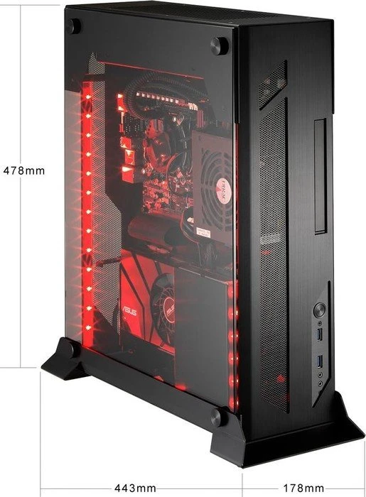 Lian Li PC-O5S schwarz, Glasfenster, Mini-ITX