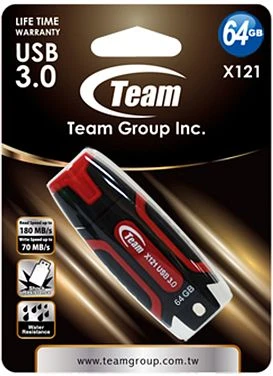 TeamGroup X121 64GB, USB-A, USB 3.2 Gen 1×1
