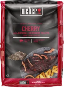 Weber All-Natural Hardwood Räucherpellets Kirschholz,  8kg