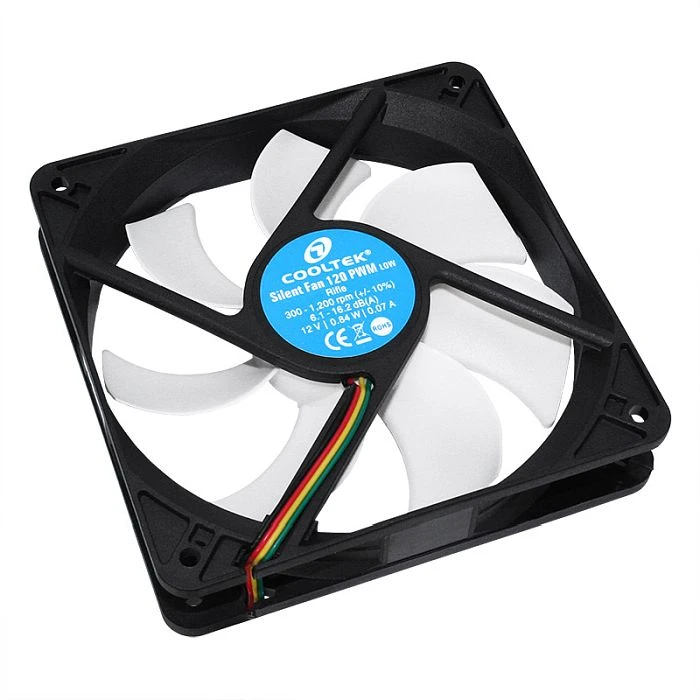 Cooltek Silent Fan 120 PWM low, retail, 120mm