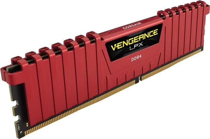 Corsair Vengeance LPX rot UDIMM 32GB Kit, DDR4-2666, CL16-18-18-35, 2RX8
