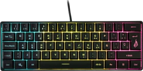 Verbatim SureFire KingPin X1 60% Gaming Keyboard, LEDs RGB, schwarz, USB, ES (48703)