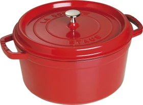 Zwilling Staub Cocotte Schmortopf rund 28cm 6.7l kirschrot