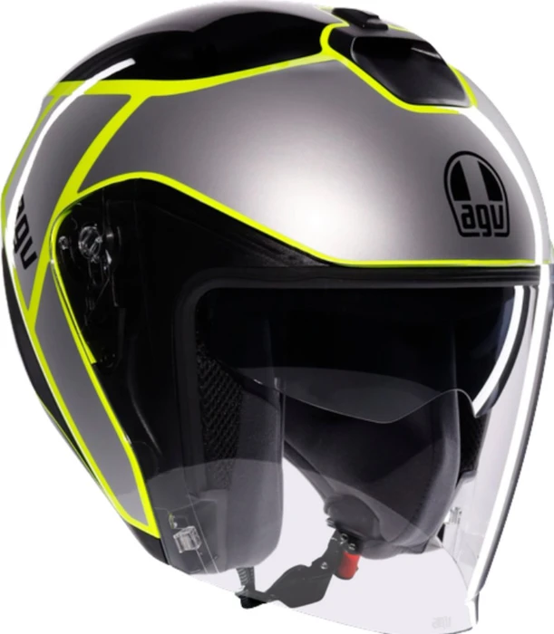 AGV Irides Davao schwarz/grau/gelb