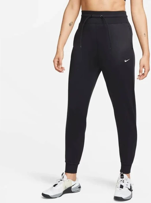 Nike Therma-FIT One Trainingshose lang schwarz/weiß (Damen)