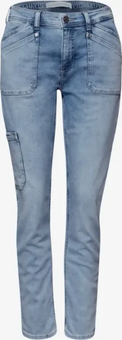 Street One Charlie Cargo Jeans bleached washed (Damen)
