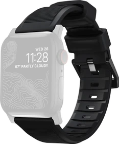 Nomad Rugged Strap Black Hardware für Apple Watch 42mm/44mm schwarz