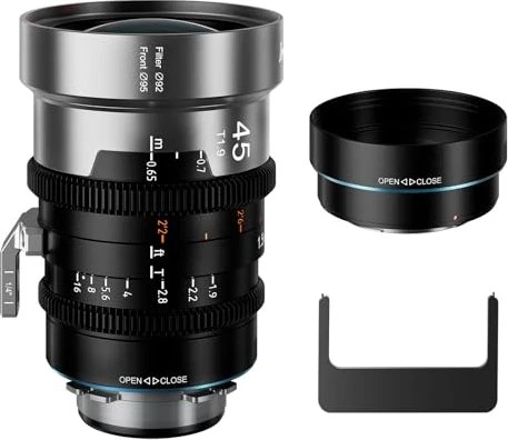 Sirui IronStar 45mm T1.9 Full-Frame 1.5x Anamorphic Cine Blue Flare für PL