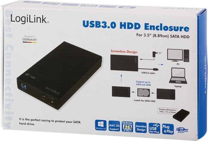 LogiLink UA0276, USB-B 3.0