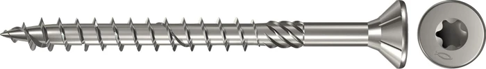fischer PowerFast FPF-ST A4P 100 T20 Spanplattenschraube, 5x70mm, 100 Stück
