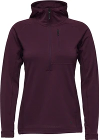 Black Diamond CoEfficient Quarter Zip Fleece Hoody Funktionsjacke blackberry (Damen)
