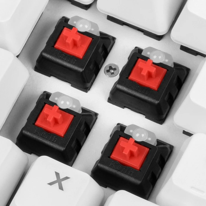 Sharkoon Skiller SGK3, LEDs RGB, White, Kailh RED, USB, DE
