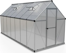 Palram Canopia Mythos 6x14 Gewächshaus silber
