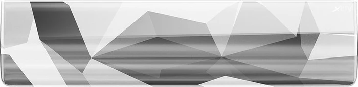 Cherry Xtrfy WR5 Litus White Compact Wrist Rest, transparent/grau/weiß