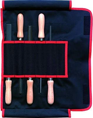 Dick Feilen-Set inkl. Tasche, 5-tlg.