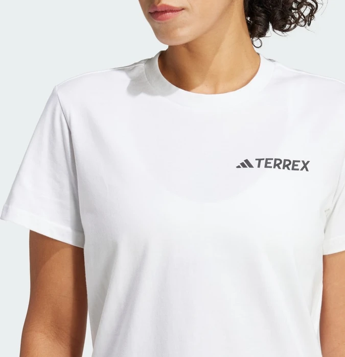 adidas Terrex Graphic T-Shirt kurzarm weiß (Damen)