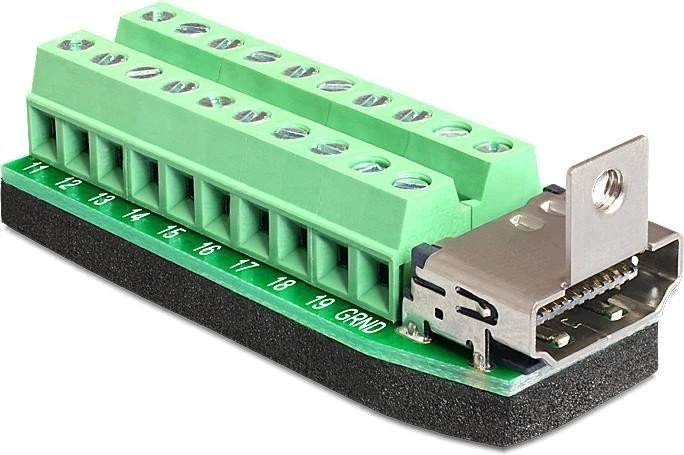 DeLOCK HDMI auf 20-Pin-Terminalblock Adapter